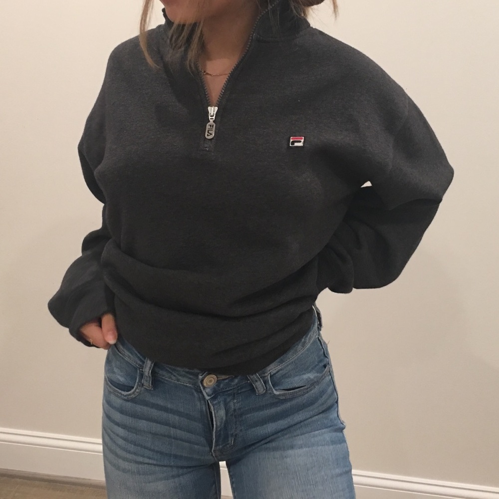 VINTAGE FILA QUARTERZIP